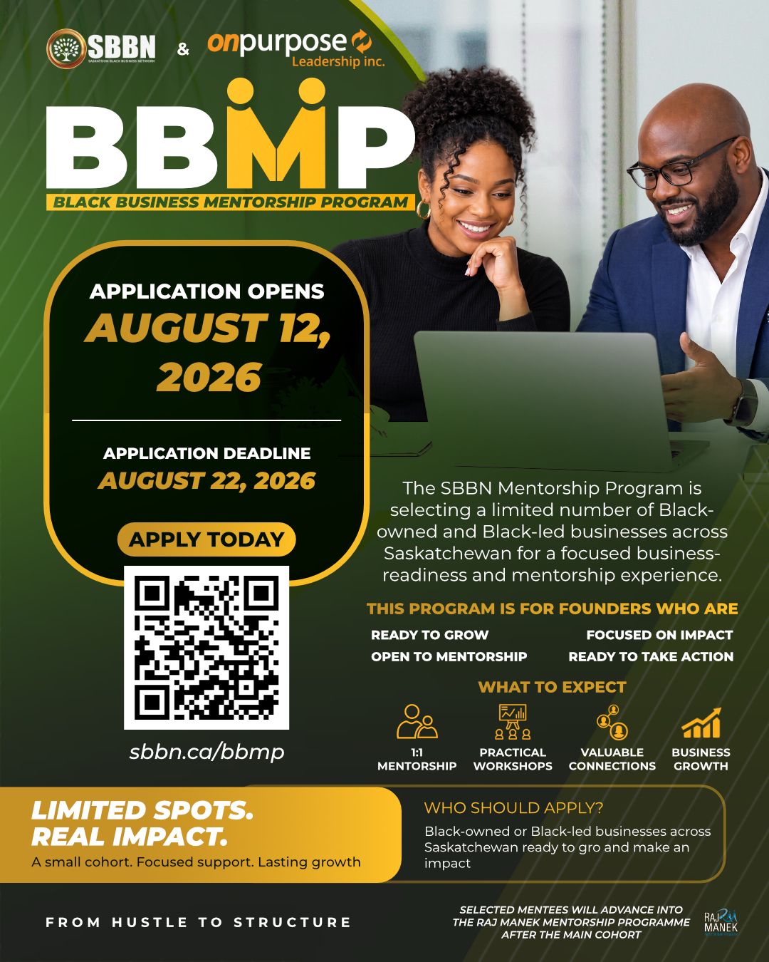 Black entrepreneur working on business growth